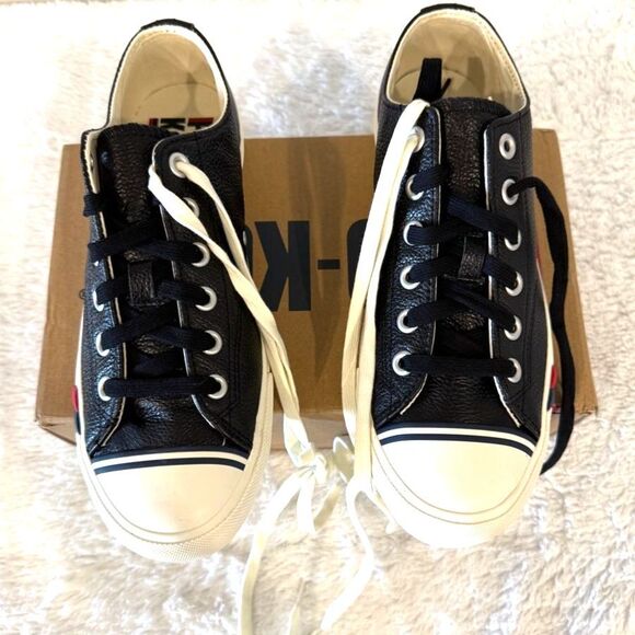 PRO-KEDS Royal Lo Lea Men's Black Leather Sneakers Size 8.5 - Picture 5 of 6